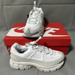 ナイキ　ズーム　ボメロ　ローム　ホワイト　ライトボーン　白　グレー　5