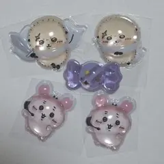 ちいかわ ボンボンドロップシール カニちゃん らっこ