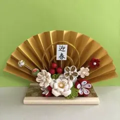 2026年迎春　つまみ細工　お正月飾り