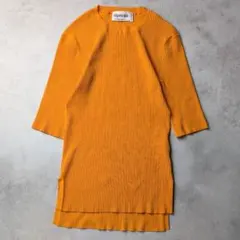 någonstans ナゴンスタンス リブニット オレンジ Mサイズのサムネイル