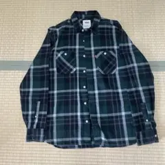 Levi's リーバイス フランネルシャツ チェック グリーン(メンズ S)古着