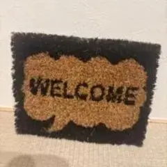 WELCOME コイヤーマット 玄関マット 屋外用