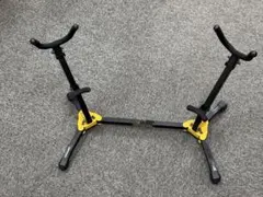 サックスダブルスタンド 黒と黄色のサムネイル
