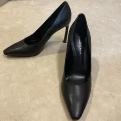 CHARLES & KEITH ブラック ハイヒール 38 - メルカリ