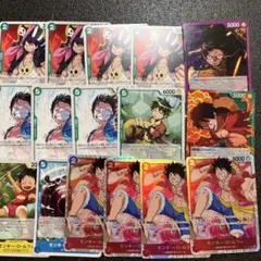 ワンピース カードゲーム モンキー・D・ルフィ セット　まとめ売り