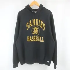 SANDIES BASEBALL オーバーサイズ スウェット パーカー XL 黒