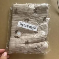 虹柄 ガーゼ素材 おむつポーチ
