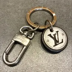 路易威登 鑰匙圈 銀色/黑色