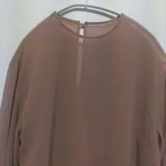美品✨️スティーブンアラン☆シアーブラウス カーキモスグリーン 