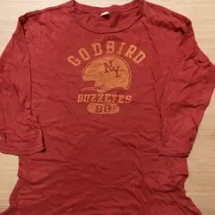 SCREEN STARS GODBIRD Tシャツ レッド L 七分袖のサムネイル