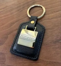 YVESSAINTLAURENT イヴサンローラン 本革レザー キーホルダー