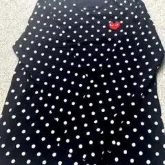 希少PLAY COMME des GARÇONS ドット柄 長袖Tシャツ S - メルカリ