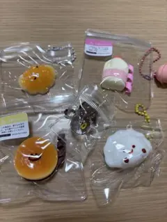 ミニチュア フード キーホルダー 5種セット スクイーズ - メルカリ