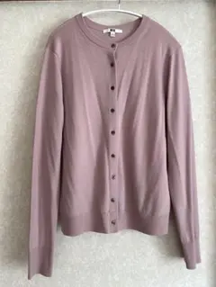 UNIQLOファインメリノクルーネックカーディガン