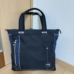 MOUSTACHE ムスタッシュ トートバッグ A4・PC収納可 多機能ブラック