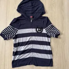 DOUBLE STANDARD CLOTHING ボーダーパーカー1.2度使用。のサムネイル