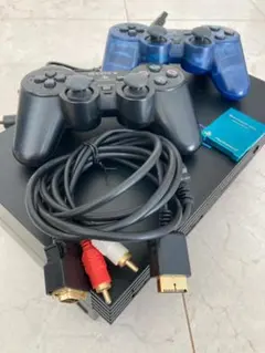 【美品】PS2 コントローラー2個　ソフト29本　メモリー1枚　HDMI変換