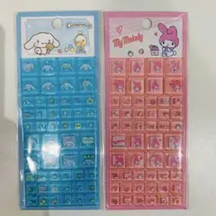 シナモロール　マイメロディ　デコレーションタイルシール2枚セット海外限定　正規品