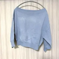 【新品】Snidel スナイデル　ニット　水色　春