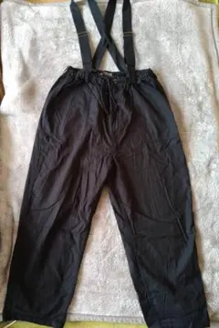 CUBE SUGAR サスペンダー付ベーカーパンツ