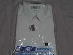 MR.YORK 形態安定抗菌防臭ワイシャツ　首回り38-半袖　白　新品