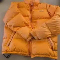 L.L.Bean オレンジ ダウンジャケット