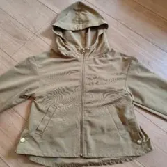 BREEZE フード付きベージュマウンテンパーカー