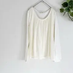 Sugar spoon ホワイト 長袖シャツ　フリー