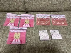 ①マロンクリーム ジッパーバッグ マスキングテープ セット