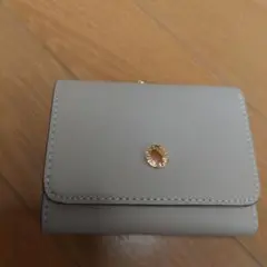 グレー 三つ折り財布