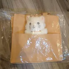 ディズニーストア　Disney マリーちゃんぬいぐるみ付きトートバッグ