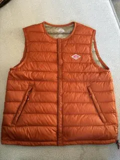 DANTON ダウンベスト 36 M相当　オレンジ