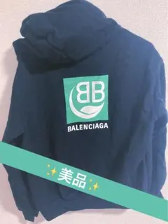★美品★BALENCIAGA★BBロゴパーカー★フーディ★裏起毛★XS,S★のサムネイル