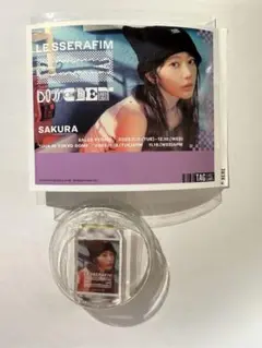 LESSERAFIM SAKURA キーホルダー＆ステッカー