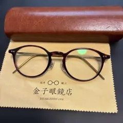 Zoff SHIKANOMA 鹿の間 クラウンパント型クリアサングラス オリーブ