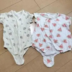 夏用ロンパース2点セット