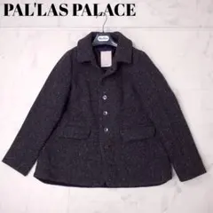現行美品✨パラスパレス ウール100% ツイードジャケットコート Aライン 3