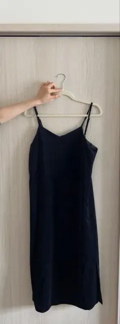 Ray BEAMS ブラックキャミワンピース