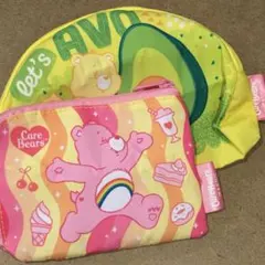 ケアベア スイート！アソートコレクション ガチャガチャ ポーチ 2個セット