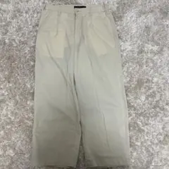 RAGEBLUE ベージュ ワイドパンツ S ホワイト