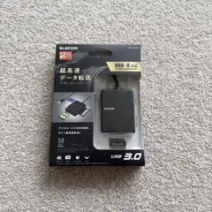 【新品】ELECOM USB3.0対応 UHS-II対応カードリーダー