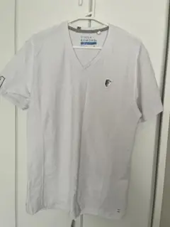 VIOLA RUMORE ホワイト Vネック Tシャツ XL