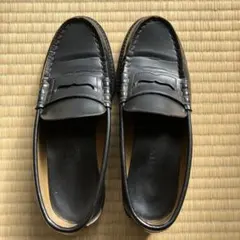 HARUTA ブラックローファー 24cm