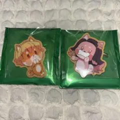我妻善逸・竈門禰豆子⌇﻿バレンタイン&ホワイトデー アニマルクッキーバッジ