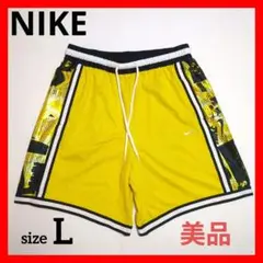 超美品 Nike ナイキ バスケット ハーフパンツ ショートパンツ イエロー L
