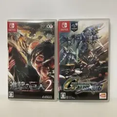 SDガンダム Gジェネレーション クロスレイズ 通常版 ＋進撃の巨人2