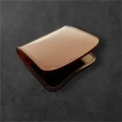 二つ折り財布　コードバン