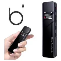 보이스 레코더 소형 16GB IC 64GB 확장 경량 원터치 스터디 미팅