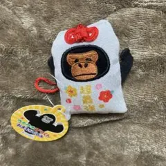 ウホウホゴリくんお守りぐるみ　ゴリくん　白のサムネイル