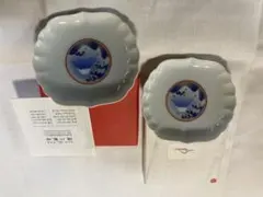 深川製磁　富士に波丸紋　 プチトレー皿